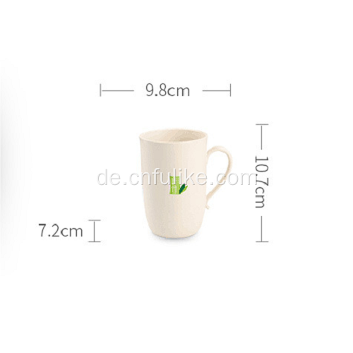 Umweltfreundliche Kaffeetasse aus Bambusfaser